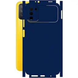 Защитная пленка StatusSKIN для Xiaomi Poco M3 Корпус Винил Синий металлик