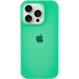 Чохол Epik Silicone Case Full Protective AA для Apple iPhone 16 Pro Max 6.9 Зелений/Spearmint