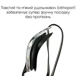 Окуляри для плавання Renvo Sanaga Pro Уні Anti-fog Чорний OSFM (2SG400-011) - мініатюра 8