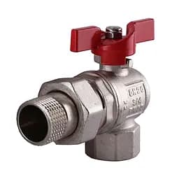 Кран кульовий кутовий з американкою Selba 3/4″ SL1543 - мініатюра 2