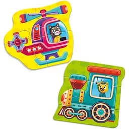 Бебі пазли на магніті Vladi Toys Малюк зможе Транспорт 7 елементів (VT3208-29)