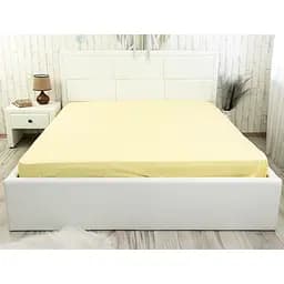 Простирадло Руно на резинці Yellow бязь 160х200 см (500.114У_Yellow)