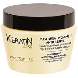 Маска Phytorelax Laboratories Keratin Liss Smoothing Anti-Frizz Hair Mask для розгладження волосся 250 мл