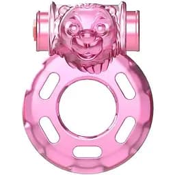 Эрекционное кольцо Lybaile с вибрацией Ring, BI-010084A, Розовый