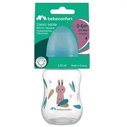 Пляшечка для годування Bebe Confort Standard Neck Bottle Little Buddies, 120 мл, блакитна (3102202070)