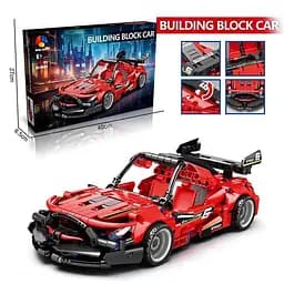 Конструктор A-Toys Автомобіль для перегонів 458 деталей гумові шини MB008 MB018 - мініатюра 2