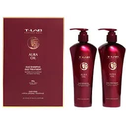 Подарочный набор T-LAB Professional Aura Oil Duo Shampoo and Duo Treatment Set: шампунь 300 мл + кондиционер 300 мл (67198)