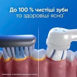 Набір електричних зубних щіток Oral-B iO3 чорна та блакитна + Футляр - мініатюра 4