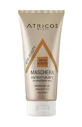 Маска для відновлення волосся Atricos, що відновлює з кератином Maschera Ristrutturante keratina 200 ml