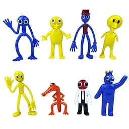 Набір фігурок Райдужні друзі Rainbow Friends 8 шт Іграшки з Roblox - мініатюра 1