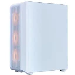 Корпус 1stPlayer H6-WH-4F7-W, White, без БП, Midi Tower, ATX / Micro ATX / Mini ITX, 1xUSB 3.0 / 2xUSB 2.0, макс. CPU - 165 мм / VGA - 320 мм, 4x120 мм ARGB, бічна панель із загартованого скла - мініатюра 5