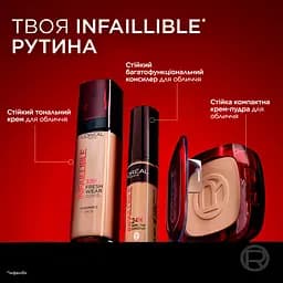 Стійка компактна крем-пудра для обличчя L`Oréal Paris Infaillible відтінок 130 9 г (AA187100) - мініатюра 6