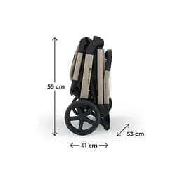 Прогулянкова коляска Kinderkraft Nubi 3 Sand Beige (KSNUBI03BEG0000) - мініатюра 9