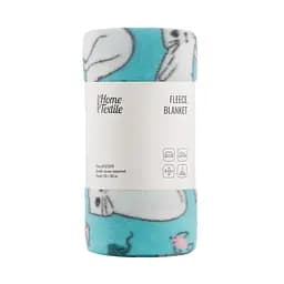 Плед Ardesto Fleece 100% поліестер котики блакитний 130 x 160 см (ART0726PB)