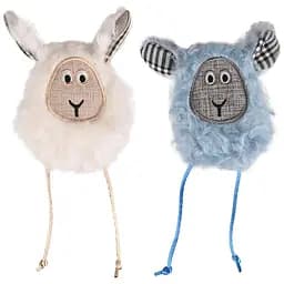 Игрушка для котов Flamingo Rizzo Sheep шуршащая овечка с кошачьей мятой компактный размер вес 116 г