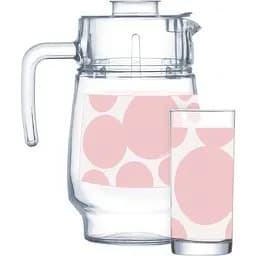 Набор для напитков Luminarc Orya White & Pink 7 предметов (X0271)