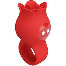 Вибратор на палец Pretty Love Jae 6.2 см красный