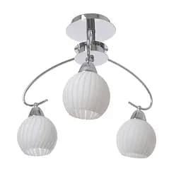 Люстра стельова Brille для кухні E14 40W CH (LK-262C/3)