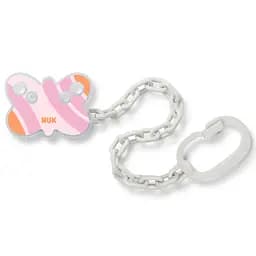 Держатель для пустышки Nuk Бабочка, розовый (10751023/2)