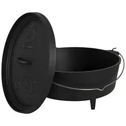 Казан з кришкою Bo-Camp Dutch Oven Cast Iron 31 cm / 5 L Black (2122410) - мініатюра 2
