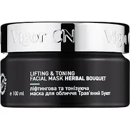 Маска для обличчя Vigor CN Трав'яний Букет ліфтингова та тонізувальна 100 мл