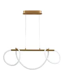 Люстра со светодиодным шнуром Goldlux 327987 Emma Led 1x38W 4000K 4450Lm IP20 Золотой