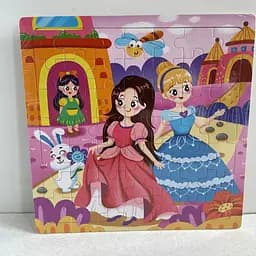 Деревянная игрушка Пазлы, 49 деталей, 22.5x22.5x0.5 см (в ассортименте)