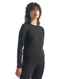 Термокофта Icebreaker 200 Oasis LS Crewe Wmn Black M (1052-104 375 001 M) - мініатюра 2