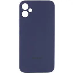 Чохол Lakshmi Silicone Cover Full Camera AAA with Logo для Samsung Galaxy A05 Темно-синій/Midnight blue