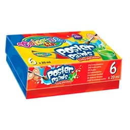 Гуаш Colorino Стандарт 6 кольорів (13178PTR)