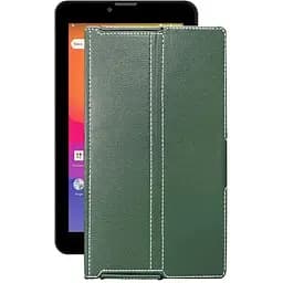 Чохол StatusCASE з екошкіри для планшету Prestigio MultiPad Wize 4137 4G Темно-зелений