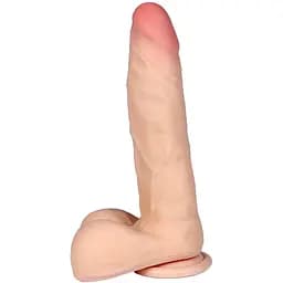 Фаллоимитатор B - Series Real Asklepios 8", 23 см (телесный)