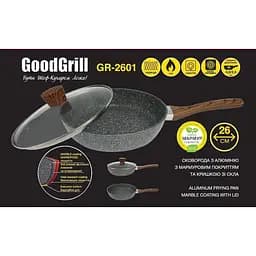 Сковорода алюмінієва GoodGrill з антипригарним покриттям 26 см (GR-2601) - мініатюра 4