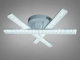 Сучасна стельова LED-люстра для кухні Diasha SX818/3WH — біла, 48 Вт, 50 см - мініатюра 2