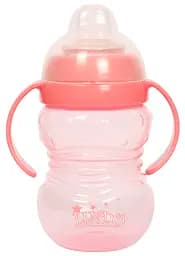 Поильник-непроливайка Lindo, с силиконовым носиком, 6+ мес., 270 мл, розовый (LI 704 роз)