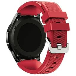 Силиконовый ремешок Watchbands для Samsung Gear S3 - тёмно красный (WB001REDS3)