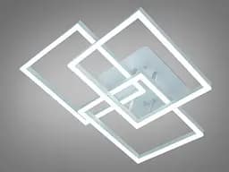 Мінімалістична стельова LED-люстра для вітальні Diasha MX11058/3L WH, біла, 90W, 4950 lm