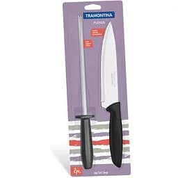 Набор ножей Tramontina Plenus black, 2 предмета (6412088)