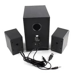 Комп'ютерні колонки 2.1 Kisonli U2700BT, Bluetooth, AUX, 5W+2x3W - мініатюра 3
