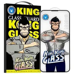 Захисне 2.5D скло King Kong HD для Apple iPhone 13 Pro / 13 / 14 / 16e / 17e (6.1) Чорний