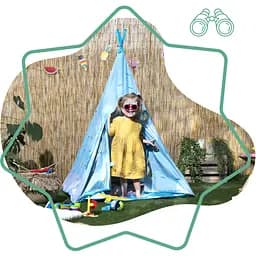  Намет Вігвам Badabulle Jungle Tepee з УФ захистом - мініатюра 7