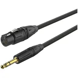 Балансний аудіо кабель Roxtone Jack 6.3 Stereo - XLR Female GMX-J220-L3 3м