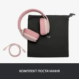 Бездротові навушники Logitech Zone Vibe 100 Wireless (981-001224) блютуз гарнітура рожева - мініатюра 2