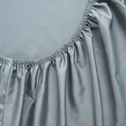 Простыня на резинке МВМ My Home Лунный свет 180x200 см облачно-серая (BL-FS-19 CLOUDY GRAY)