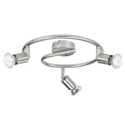 Светильник Philips Limbali plate/spiral nickel 3x50W 230V потолочный/настенный акцентного освещения (915005221801)