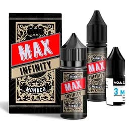 Набір компонентів для самозамісу сольової заправки Flavorlab Infinity MAX 30 мл Monaco Тютюн з горіхом, 0-65 мг (17925)