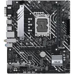 Материнская плата PRIME H610M-A WIFI D4 s1700 H610 2xDDR4 M.2 HDMI D-Sub DP Wi-Fi BT mATX Asus teh0018984