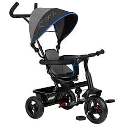 Триколісний велосипед MoMi Iris 5в1 Cobalt сірий з синім (ROTR00009)