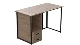 Комп'ютерний стіл Ferrum-decor Отто 75x140x60 чорний ДСП Дуб Сан-Марино 32мм (FRD-103589)