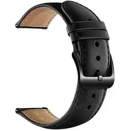 Шкіряний ремінець для годинника Motorola Moto 360 2nd gen (42 мм) Black